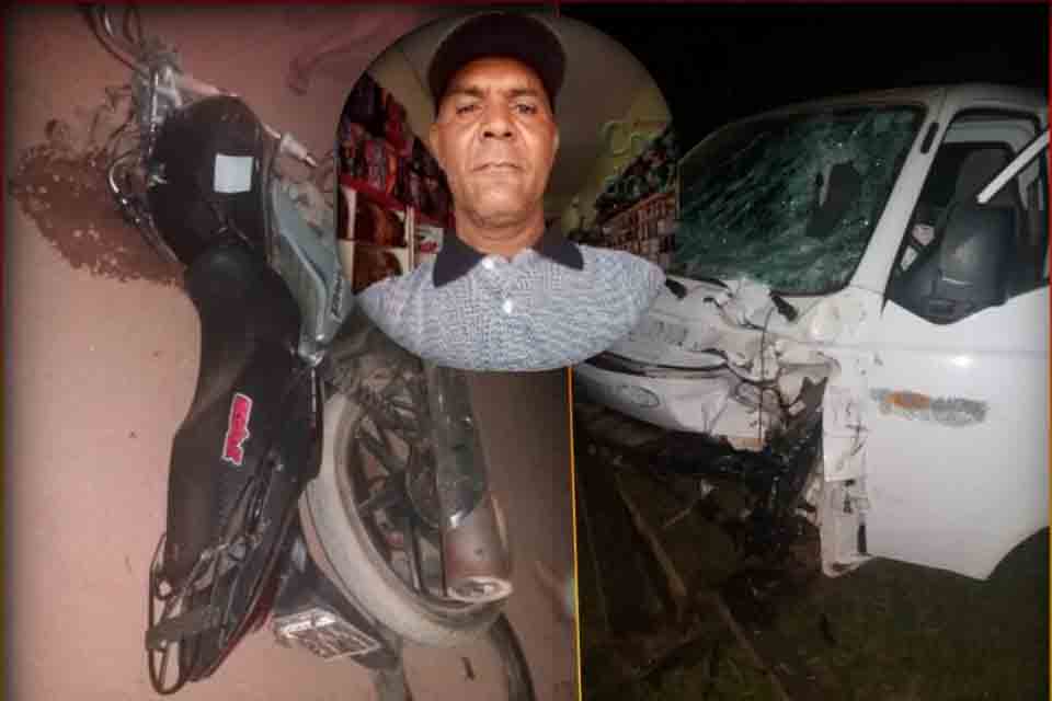 Motociclista morre em acidente com caminhonete em Seringueiras