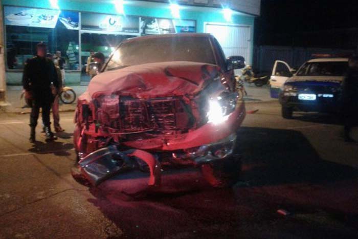 Empresário em Dodge Ram é preso após grave acidente