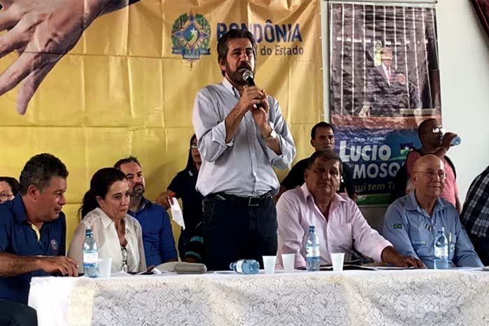 Raupp anuncia R$ 20 milhões para saneamento de Mirante da Serra